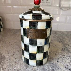 MacKenzie-Childs Checkered Canister
